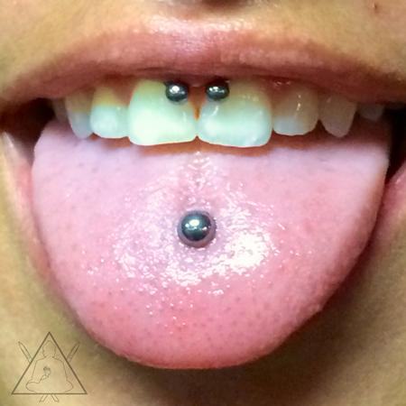 Kenny Hayden - Smiley and Tongue piercings